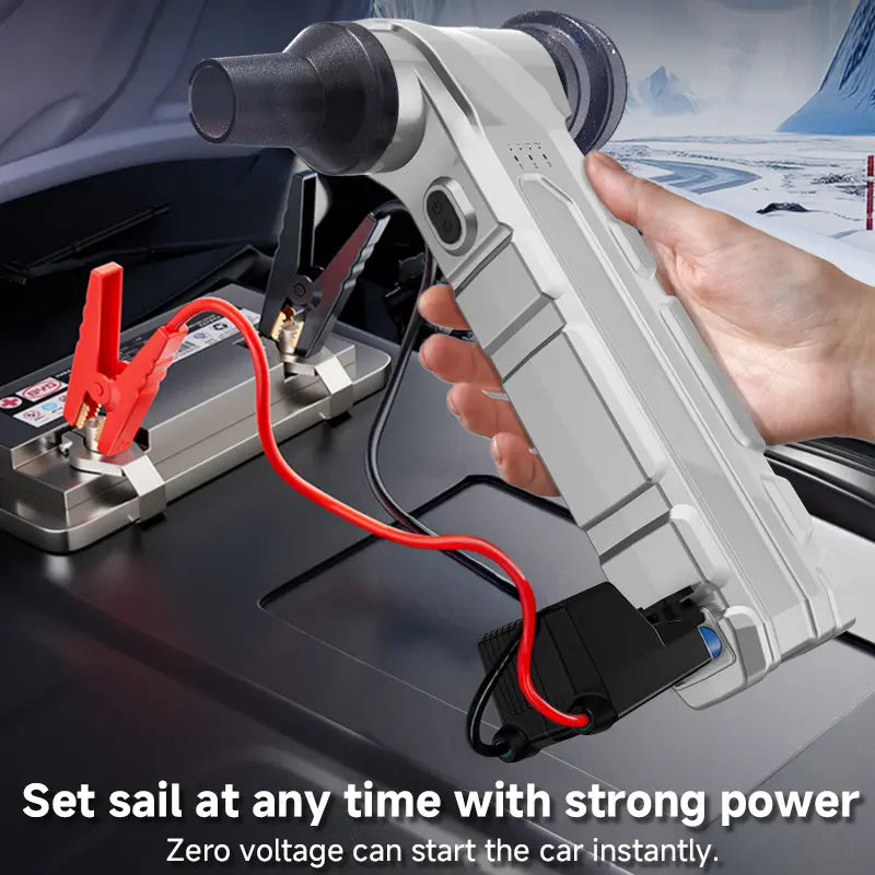 Skylla B1 Car Vacuum Cleaner 12V 10000mah 150psi Portable Jump Starter Cordless Tire Inflator