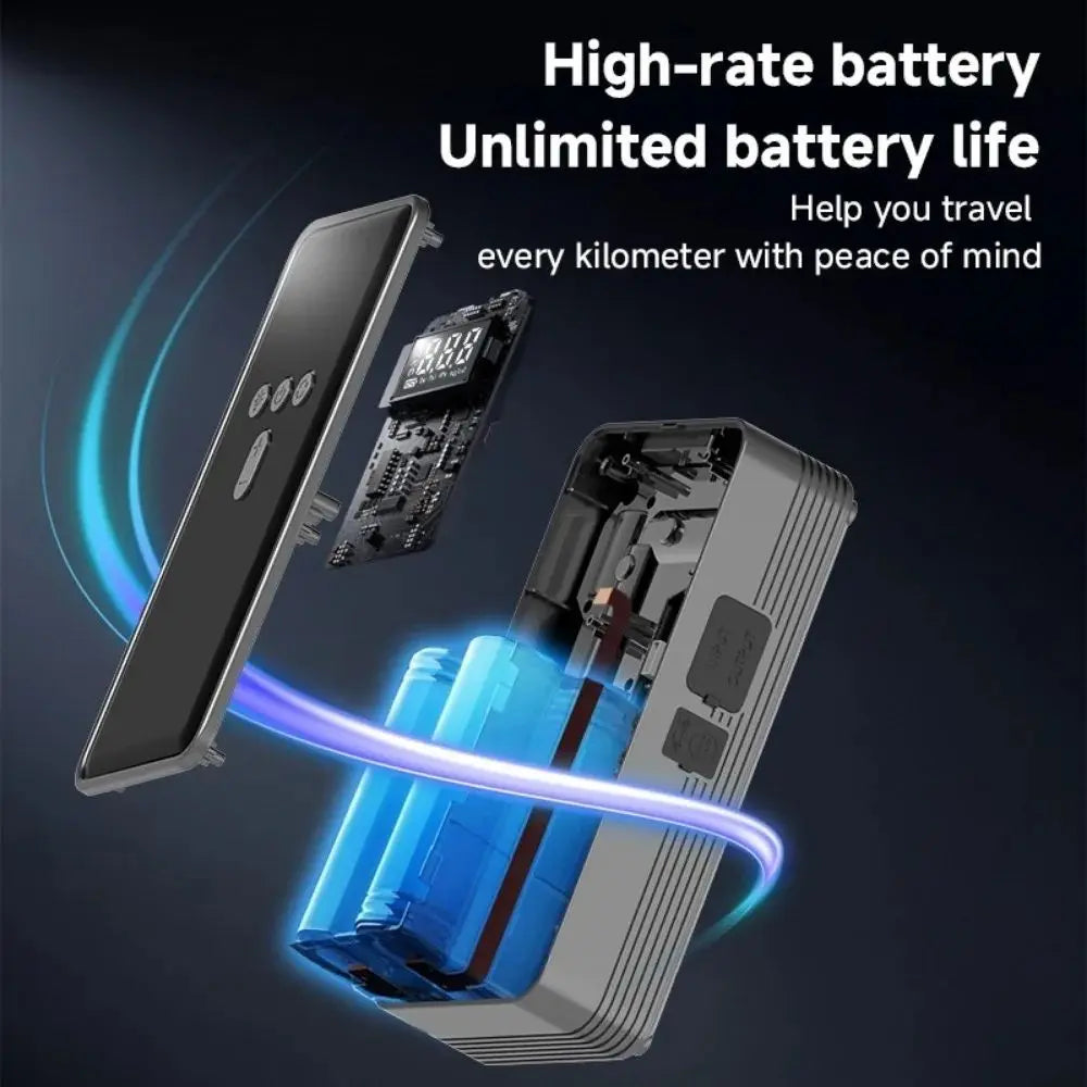 Skylla S2 12V 10000mAh 150psi Portable Jump Starter Cordless Tire Inflator