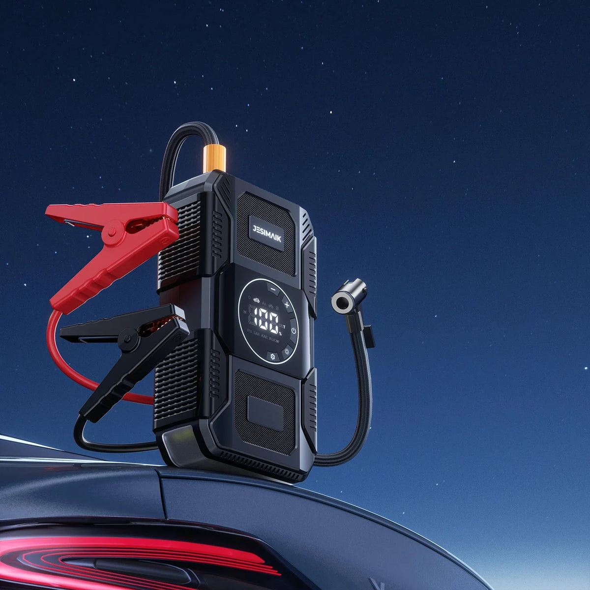 2-in-1 Jump Starter & Inflator