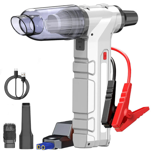 Skylla B1 Car Vacuum Cleaner 12V 10000mah 150psi Portable Jump Starter Cordless Tire Inflator